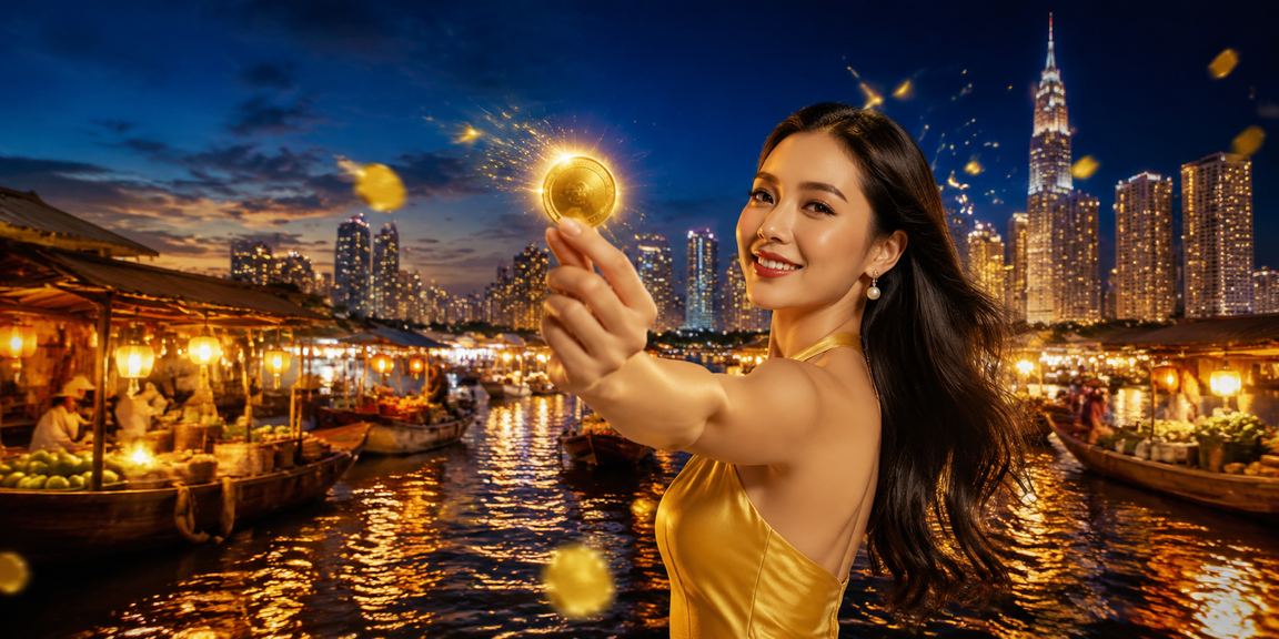 Người chơi xổ số tại TP.HCM với vé số và không khí sôi động đặc trưng Việt Nam