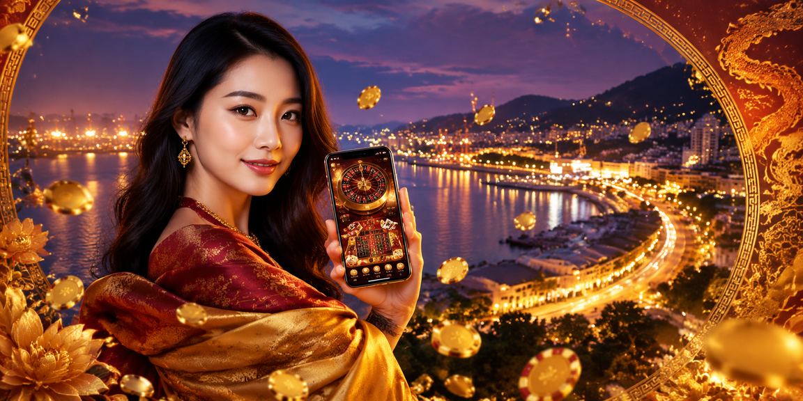 Người dùng trẻ tại Vũng Tàu sử dụng điện thoại chơi casino di động bên bờ biển